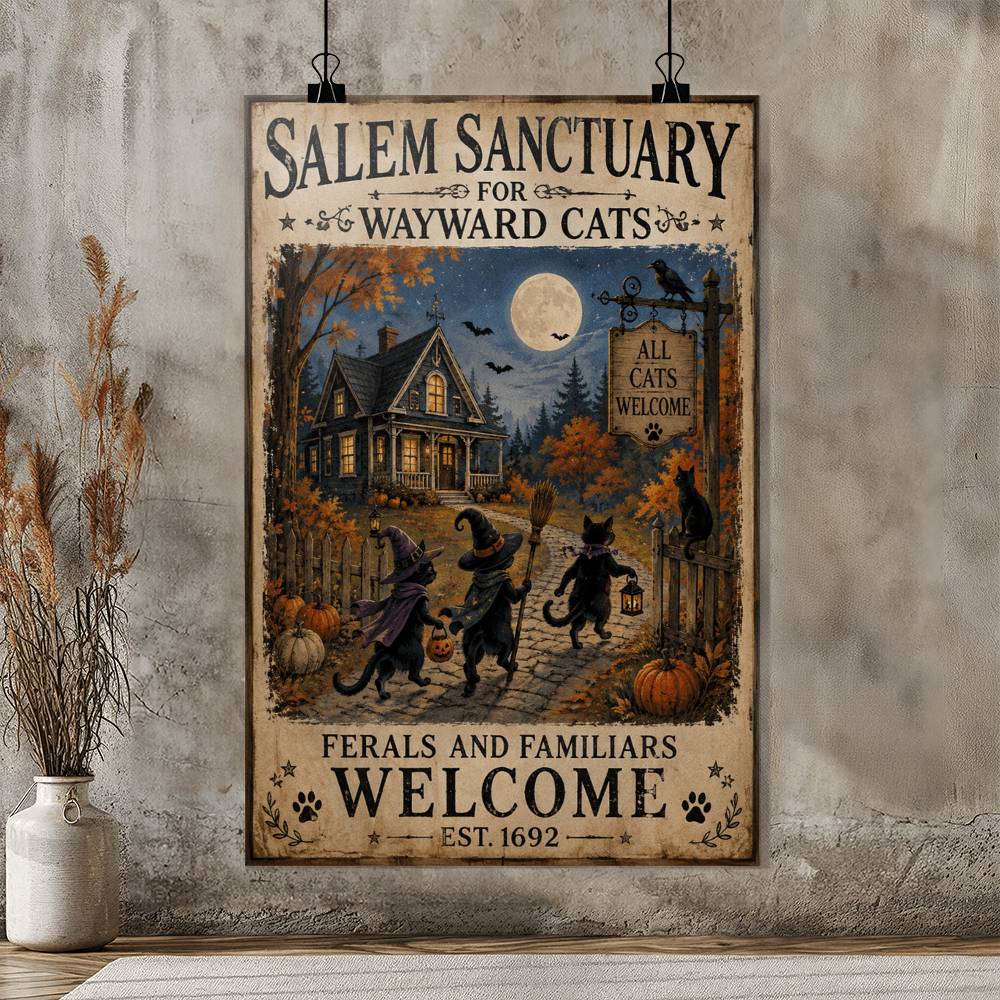 Salem Sanctuary For Way Ward Cats Poster
