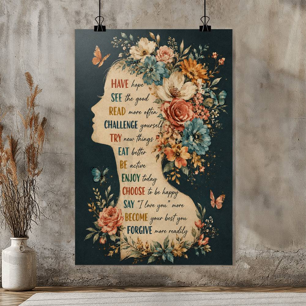 Inspirational Motivational Wall Art Poster