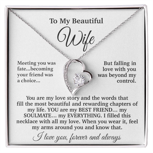 To My Wife Necklace, Gift From Husband, Anniversary Gifts Wife_23_3
