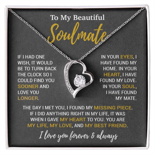 To My Soulmate Necklace, Birthday Gifts For Her, Christmas Gift For Soulmate 18_9
