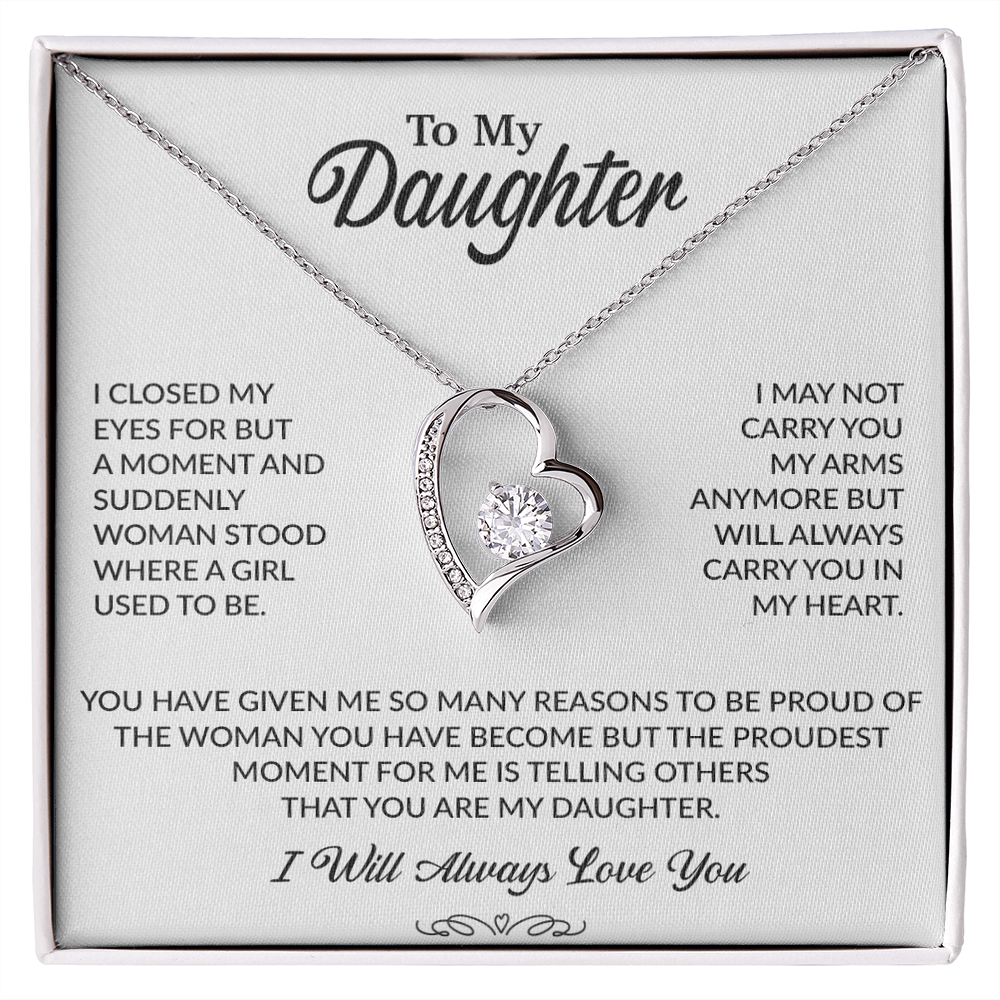 To My Daughter Necklace, Gift for Daughter from Dad, Daughter Father Necklace 27_9
