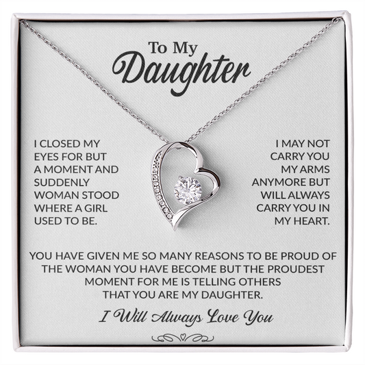 To My Daughter Necklace, Gift for Daughter from Dad, Daughter Father Necklace 27_9