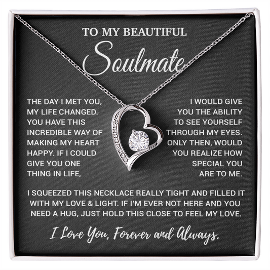 To My Soulmate Necklace, Valentines Day Gift, Gift For Wife, Anniversary Gift 30_2