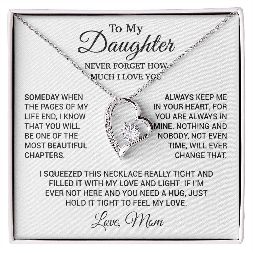 To My Daughter Necklace, Daughter Mother Necklace, Daughter Gift From Mom 23_10