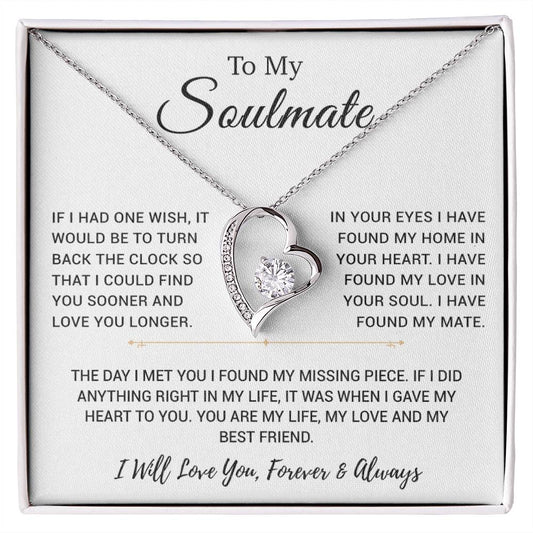 To My Soulmate Necklace, Gifts For Girlfriend Wife from Husband, Birthday Gift 29_3