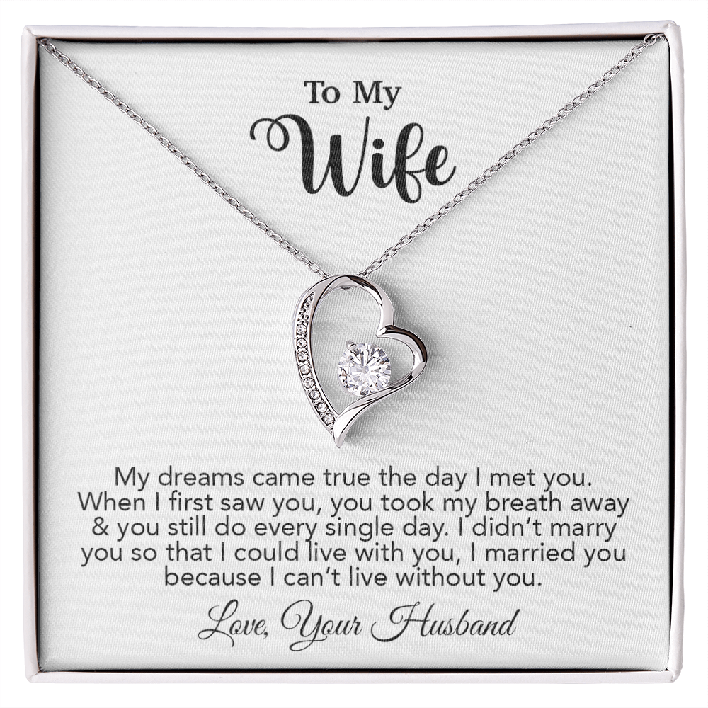 To My Wife Necklace, Wife Gift From Husband, Wife Husband Necklace, Christmas Gift 16_10