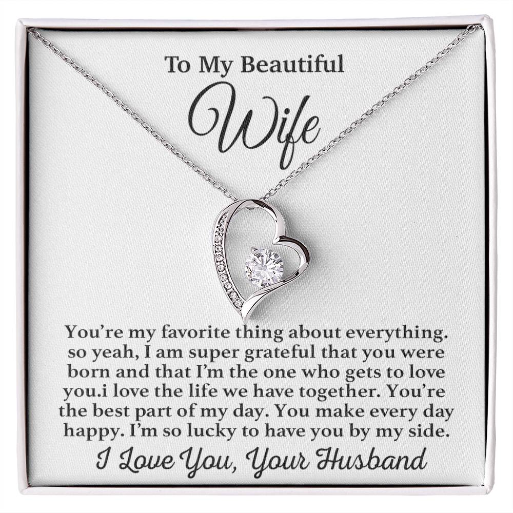 To My Wife Necklace, Gift From Husband, Anniversary Jewelry Gifts Wife 7_5