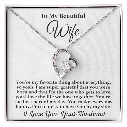 To My Wife Necklace, Gift From Husband, Anniversary Jewelry Gifts Wife 7_5