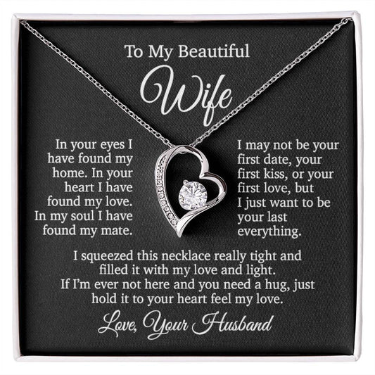 To My Wife Necklace, Gift From Husband, Anniversary Gifts Wife, Valentines Gift