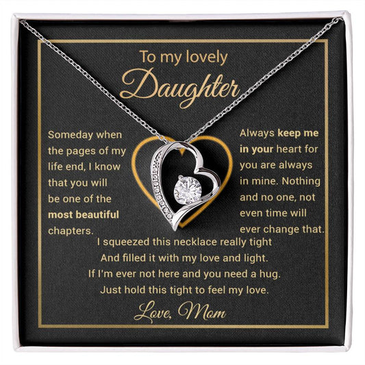 To My Daughter Necklace, Gift for Daughter from Mom, Daughter Mother Necklace 27_11