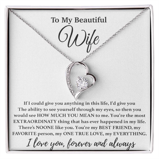 To My Wife Necklace, Gift From Husband, Anniversary Jewelry Gifts Wife 1_4