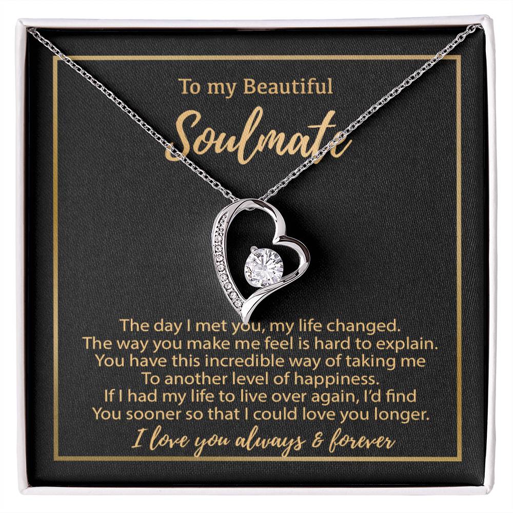 To My Soulmate Necklace,Anniversary, Valentine Gift for Wife, Girlfriend 18_12