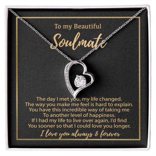 To My Soulmate Necklace,Anniversary, Valentine Gift for Wife, Girlfriend 18_12