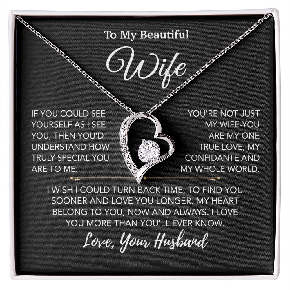 To My Wife Necklace, Vanlentines Gifts For Women, Anniversary Gift For Wife 28_12