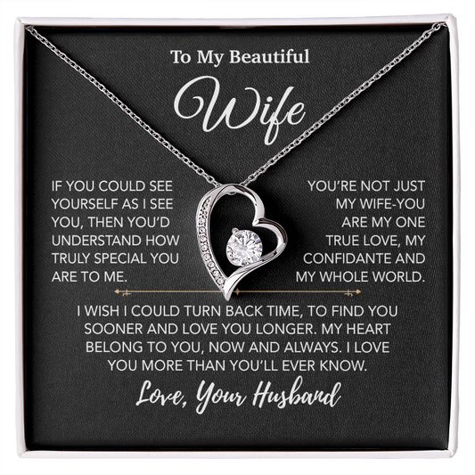 To My Wife Necklace, Vanlentines Gifts For Women, Anniversary Gift For Wife 28_12