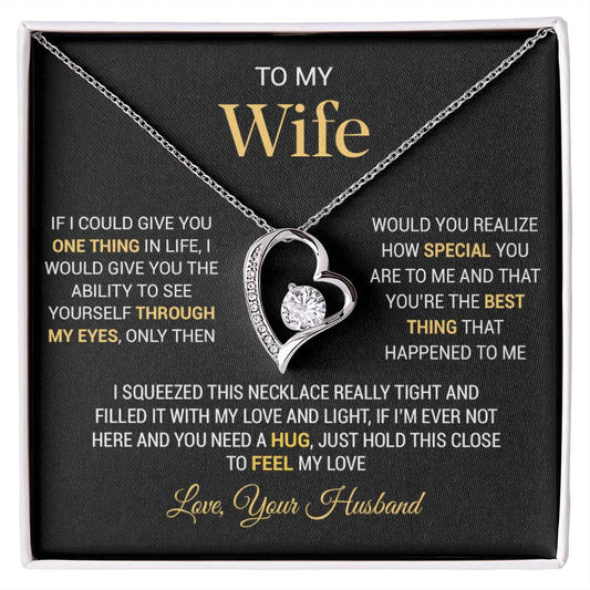 To My Wife Necklace, Gift For Wife, Anniversary Gift For Wife, Christmas Gift 20_11