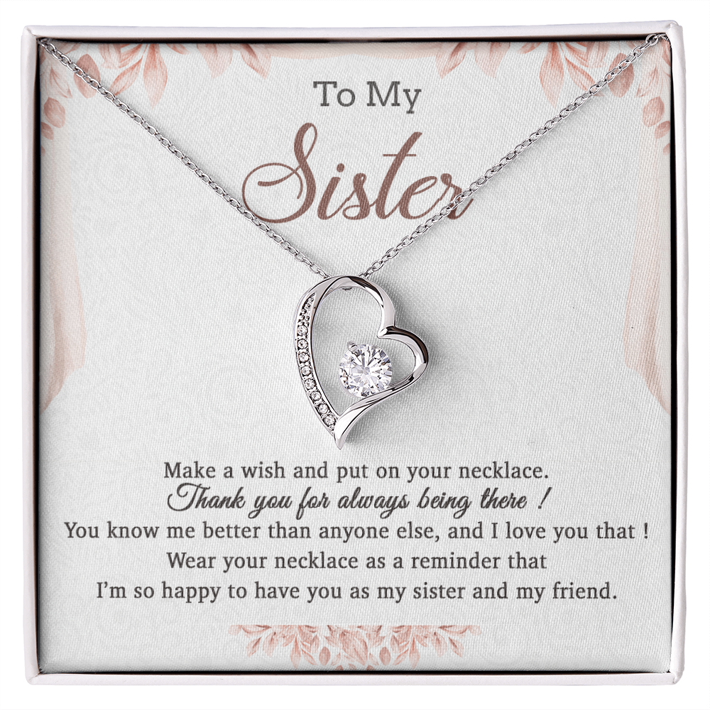 To My Sister Necklace, Brother to Sister, Birthday gift For Sister from Brother 6_1