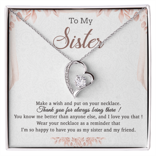 To My Sister Necklace, Brother to Sister, Birthday gift For Sister from Brother 6_1