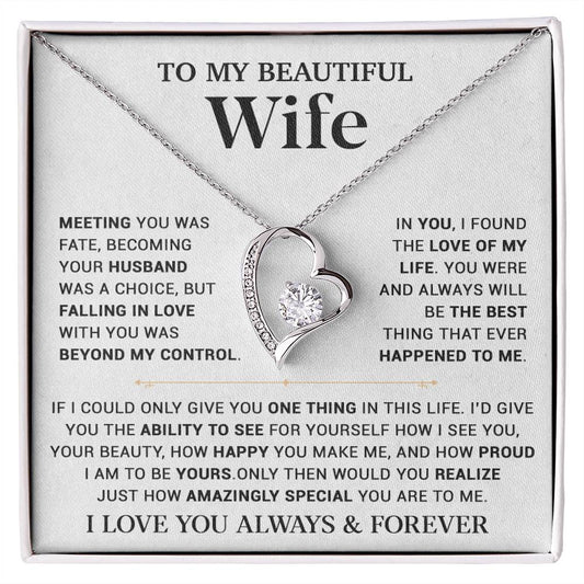 To My Wife Necklace, Gift For Wife, Anniversary Gift,Christmas Gift 22_11