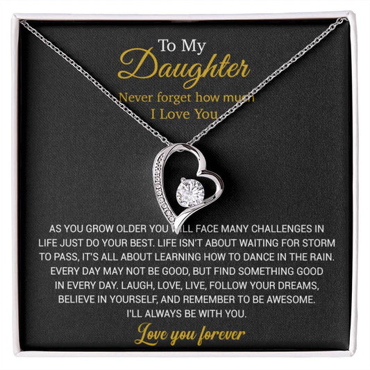 To My Daughter Necklace, Daughter Mother Necklace, Daughter Gift From Mom 29_11