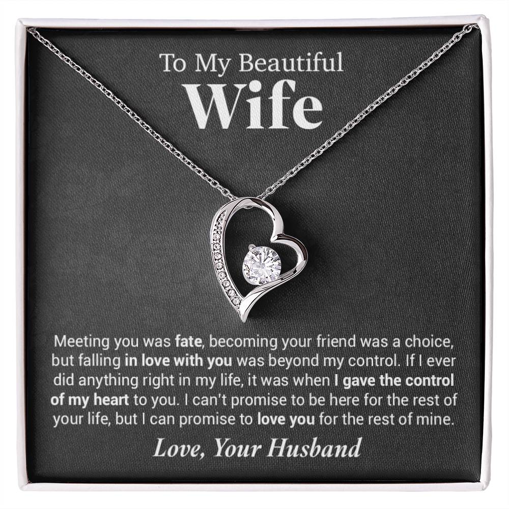 To My Wife Necklace, Christmas Gifts For Her, Wife Gift, Christmas Gift For Wife