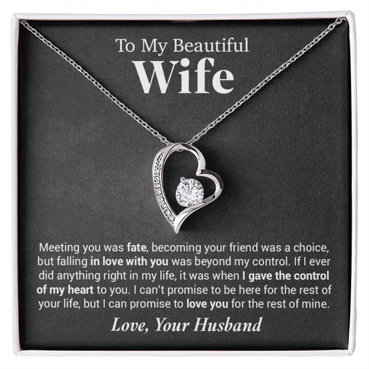 To My Wife Necklace, Christmas Gifts For Her, Wife Gift, Christmas Gift For Wife