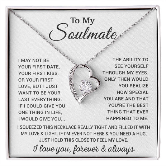 To My Soulmate Necklace, Valentine Gift for Wife, Girlfriend Anniversary Pendant Birthday 8_1