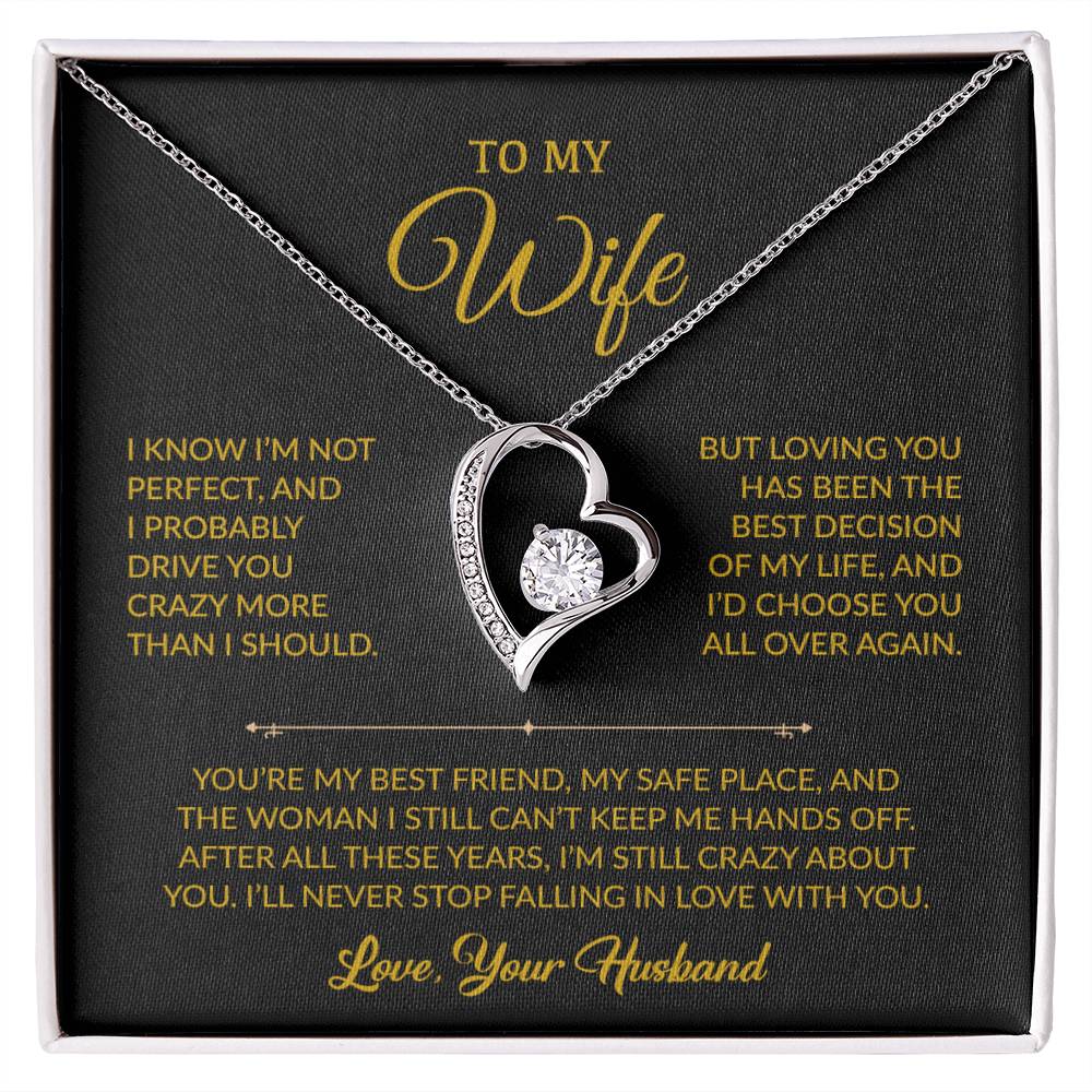 To My Wife Necklace, Gift For Wife, Anniversary Gift For Wife, Christmas Gift