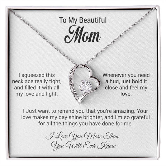 To My Mom Necklace, Gift For Mom, Birthday Gift For Mom, Mother's Day Gift