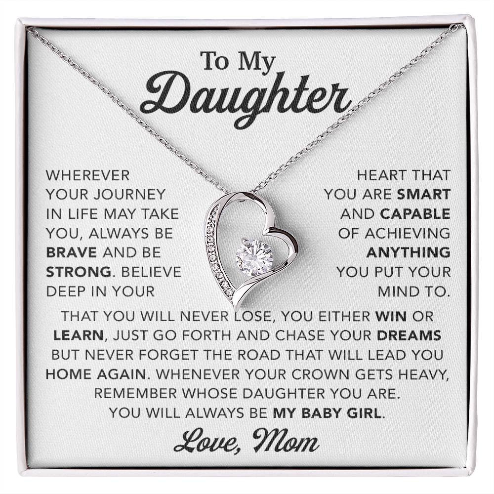 To My Daughter Necklace, Gift for Daughter from Mom, Mother Daughter Necklace 28_10