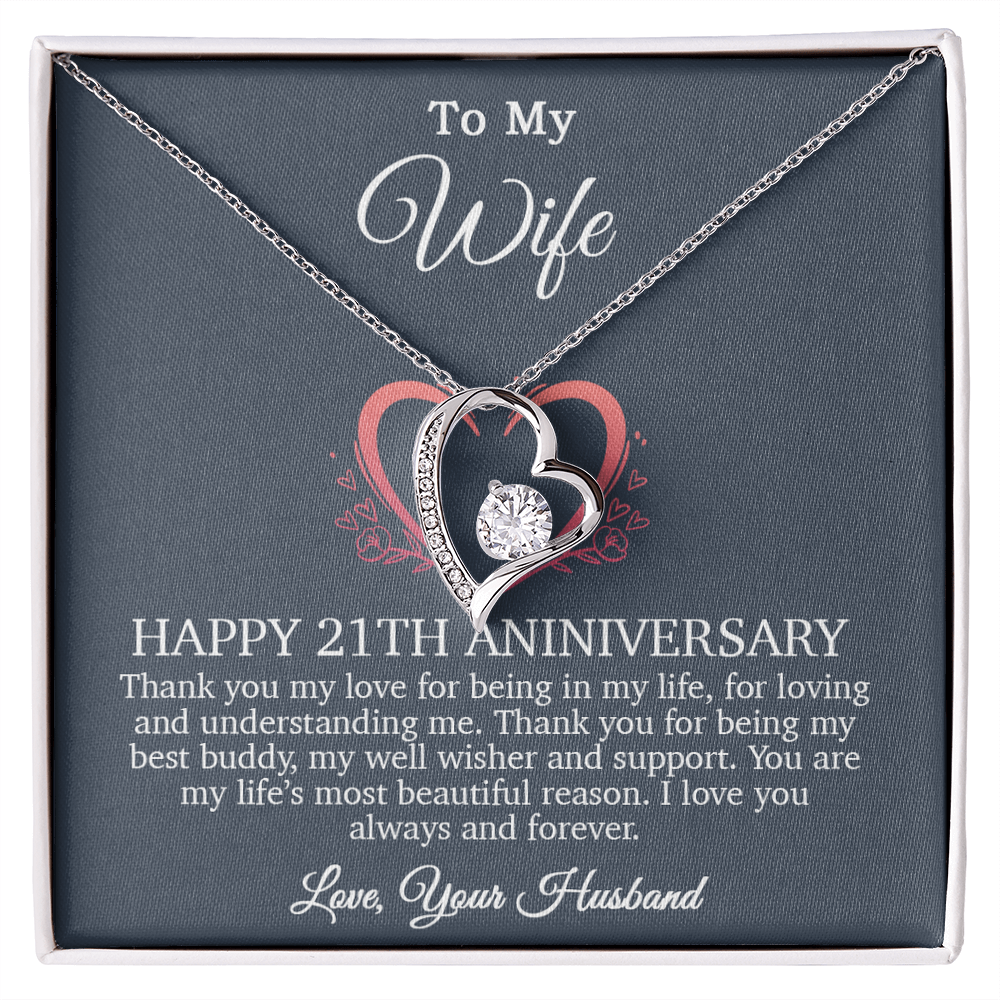 21th Anniversary Gift For Wife, 21 Year Anniversary Gifts, 21th Wedding Anniversary Gift Ideas_Blue