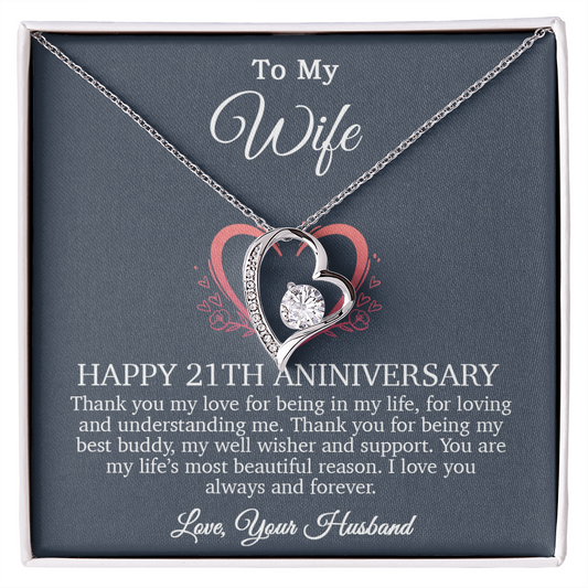 21th Anniversary Gift For Wife, 21 Year Anniversary Gifts, 21th Wedding Anniversary Gift Ideas_Blue