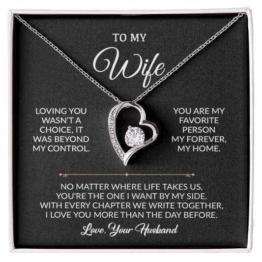 To My Wife Necklace, Gift For Wife, Anniversary Gift For Wife, Necklace For Wife