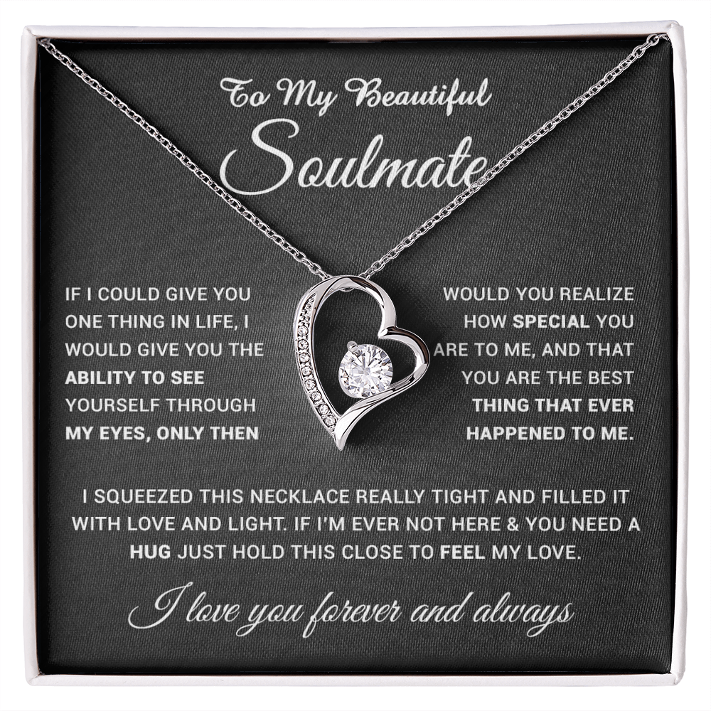 To My Soulmate Necklace, Gift For Soulmate, Anniversary Gift, Birthday Gift 25_4