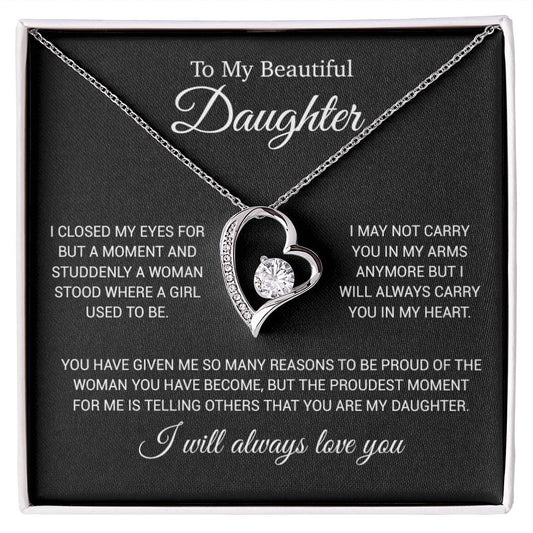 To My Daughter Necklace, Gift for Daughter from Dad, Daughter Father Necklace 24_11