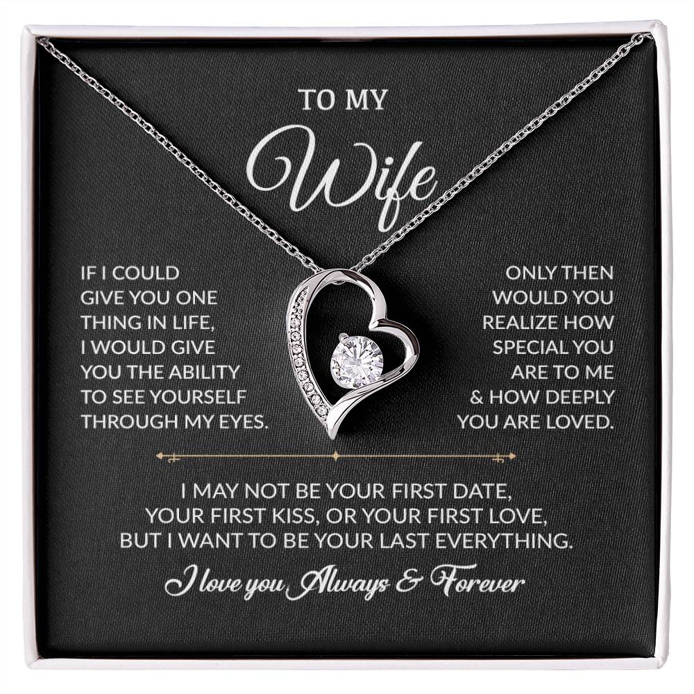 To My Wife Necklace, Gift For Wife, Anniversary Gift For Wife, Necklace For Wife