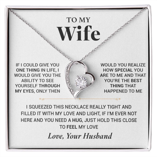 To My Wife Necklace, Christmas Gift For Wife, Christmas Gifts For Her, Wife Gift