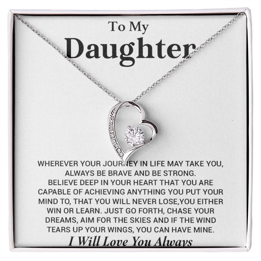 To My Daughter Necklace, Gift for Daughter from Dad, Birthday Christmas Graduation Gift 4_8