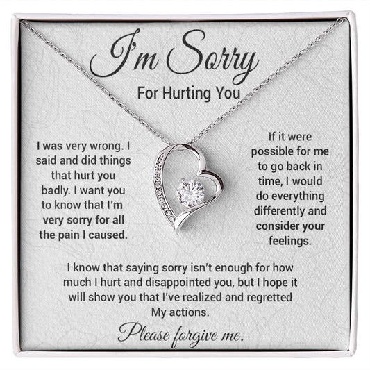 I'm Sorry Necklace Gifts, Apology Gifts For Her, Forgiveness Gift, Wife Gift 9_10