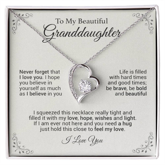 To My Granddaughter, Gift For Granddaughter, Granddaughter Gift from Grandma & Grandpa