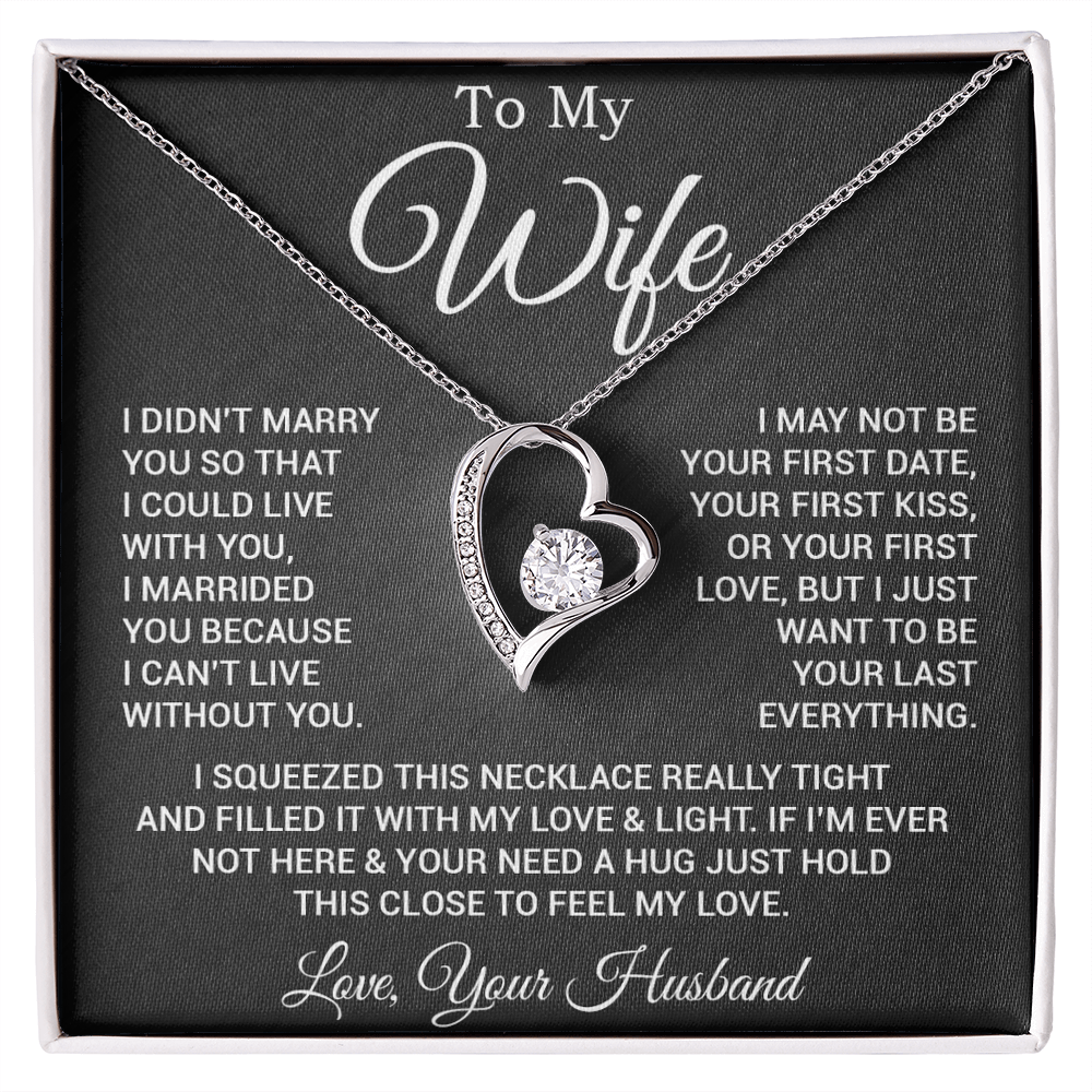 To My Wife Necklace, Gift For Wife, Anniversary Gift For Wife, Necklace For Wife 25_2