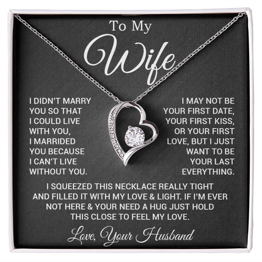 To My Wife Necklace, Gift For Wife, Anniversary Gift For Wife, Necklace For Wife 25_2