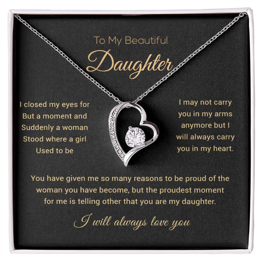 To My Daughter Necklace, Daughter Gift from Dad, Mom, Daughter Birthday Gift, Christmas Gift for Her 29_11