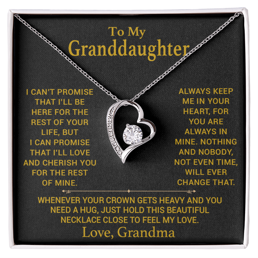 To My Granddaughter Necklace, Granddaughter Gift from Grandma, Gift from Grandpa_26_9