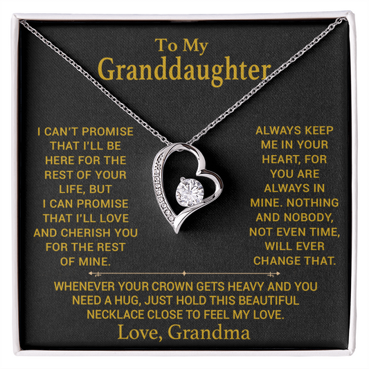 To My Granddaughter Necklace, Granddaughter Gift from Grandma, Gift from Grandpa_26_9
