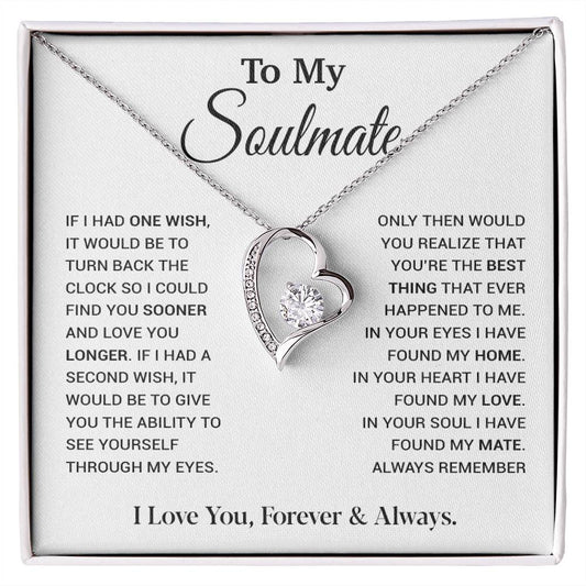 To My Soulmate Necklace, Soulmate Gift, Gift For Girlfriend, Christmas Gift 9_12