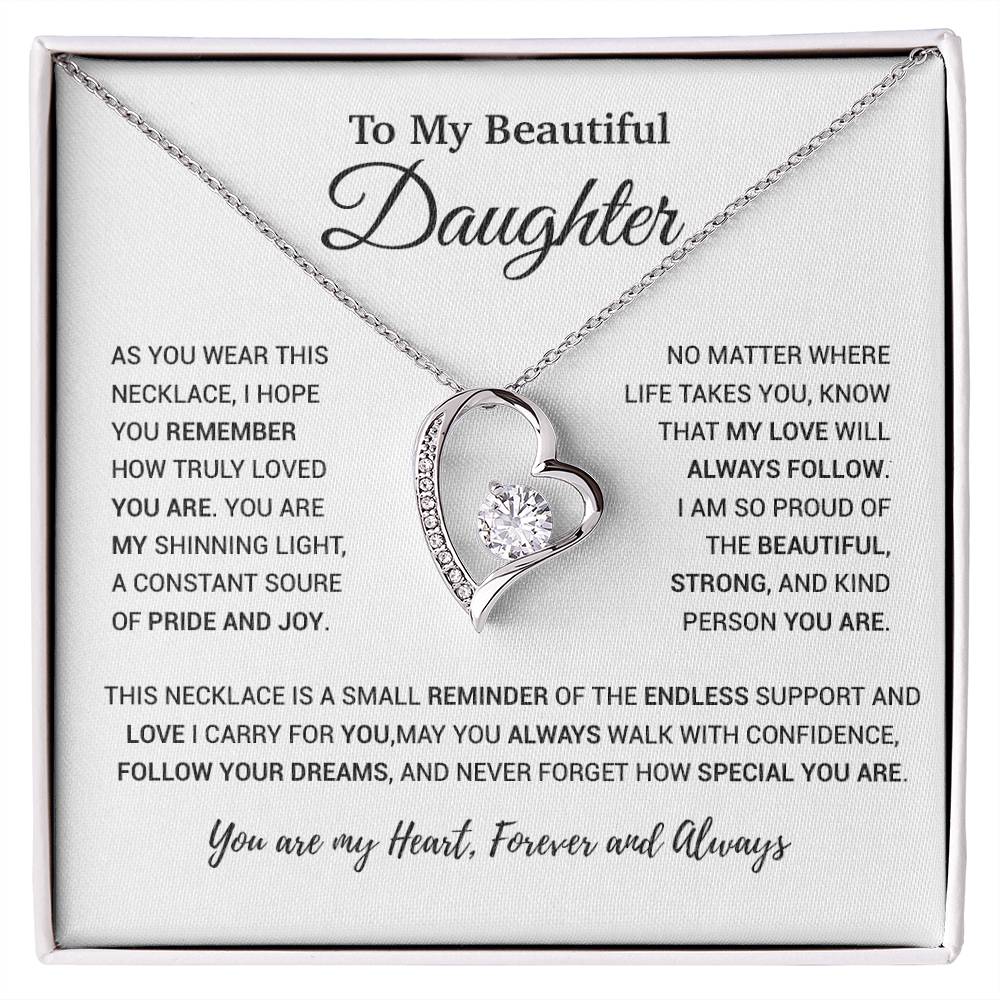 To My Daughter Necklace, Daughter Father Necklace, Daughter Gift From Dad 4_9_2024