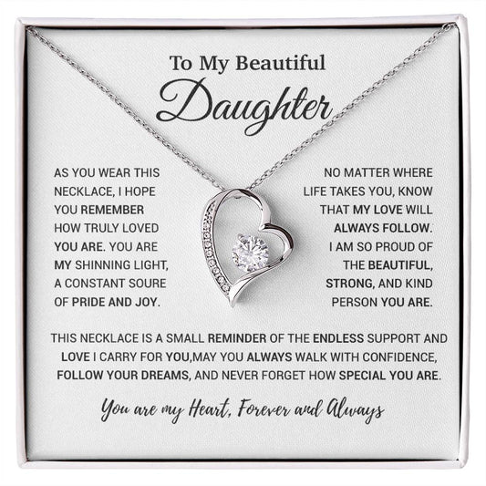 To My Daughter Necklace, Daughter Father Necklace, Daughter Gift From Dad 4_9_2024