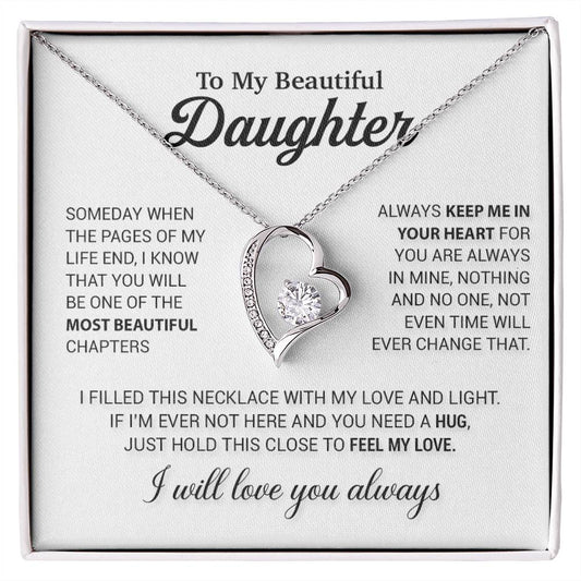 Daughter Necklace, Gift For Daughter, Daughter Birthday Gift, To My Daughter