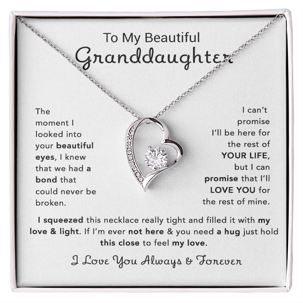 To My Granddaughter Necklace, Birthday Gift For Granddaughter, Birthday Gifts 13_12